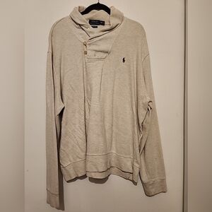 Polo Ralph Lauren Estate Rib Mens XXL Oatmeal Cotton